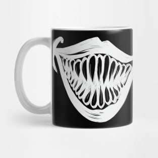 White Tooth Scary Smile Mug